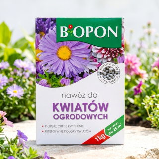 Nawóz do wszystkich kwiatów ogrodowych - Biopon - 1 kg
