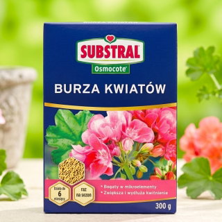 Nawóz do pelargonii BURZA KWIATÓW - SUBSTRAL - 300 g
