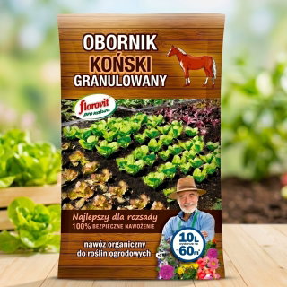 Ekologiczny obornik koński - granulowany - Florovit - 10 litrów