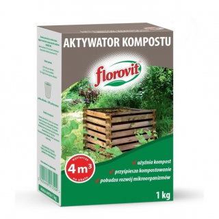 Aktywator kompostu - przyśpiesza kompostowanie i świetnie użyźnia - Florovit - 1 kg