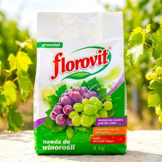 Nawóz do winorośli - obfite plonowanie i smaczne owoce - Florovit - 1 kg