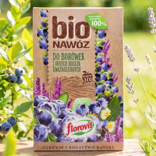 BIO Nawóz do borówek i innych roślin kwaśnolubnych - do upraw ekologicznych - Florovit - 700 g
