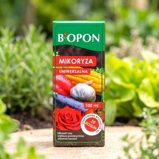 Mikoryza uniwersalna - 1000 razy większa powierzchnia chłonna korzeni - Biopon - 100 ml