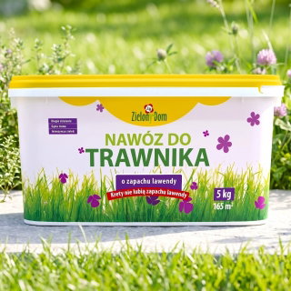 Nawóz do trawnika o lawendowym zapachu - Zielony Dom - 5 kg