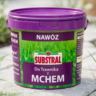 Nawóz do trawnika z mchem - długotrwały efekt - Substral - 10 kg