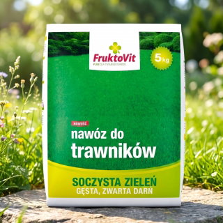Fruktovit Plus - Nawóz do trawników - soczysta zieleń, gęsta i zwarta darń 5 kg