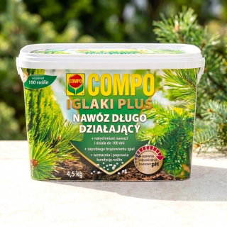 Nawóz długo działający działający do iglaków - Iglaki Plus - Compo - 4,5 kg