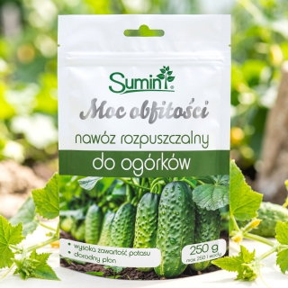 Nawóz rozpuszczalny do ogórków - Moc obfitości - Sumin - 250 g