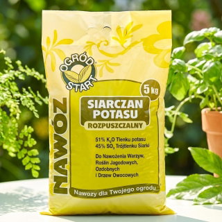 Siarczan potasu - nawóz rozpuszczalny do ogrodu - 20 kg