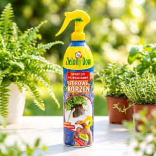 Zdrowy korzeń - Spray do przesadzania roślin - Zielony Dom - 300 ml