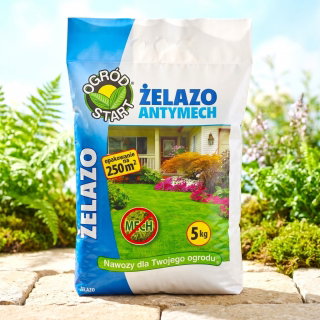 Żelazo - antymech - najbardziej skuteczny nawóz na mech - Ogród-Start - 5 kg
