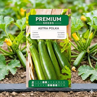 Cukinia Astra Polka - 21 nasion