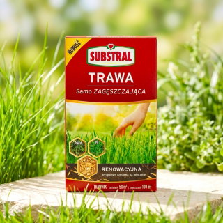 Trawa SAMOZAGĘSZCZAJĄCA - renowacyjna, do dosiewek - Substral - 3 kg