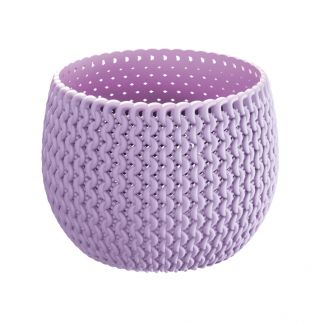 Doniczka okrągła Splofy Bowl Basic - 18 cm - jagodowy jasny