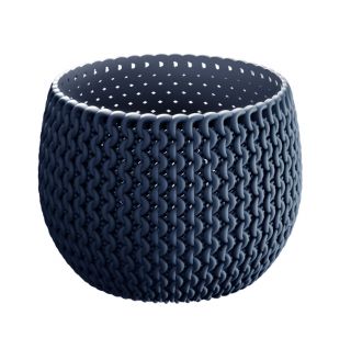 Doniczka okrągła Splofy Bowl Basic - 18 cm - antracyt