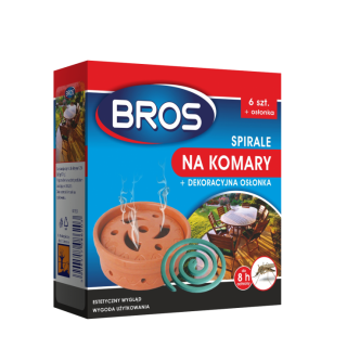 Spirale na komary z dekoracyjną osłonką - 6 szt.