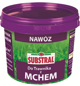 Nawóz do trawnika z mchem - długotrwały efekt - Substral - 5 kg