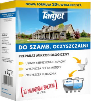 Preparat do szamb i przydomowych oczyszczalni - Target - 1 kg