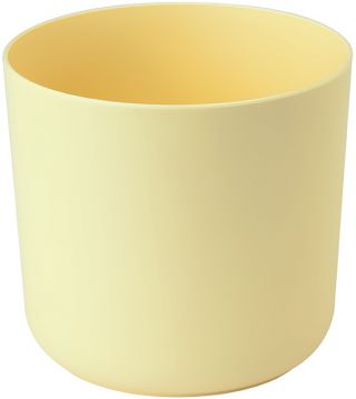 Osłonka okrągła Aruba - 17 cm - żółta