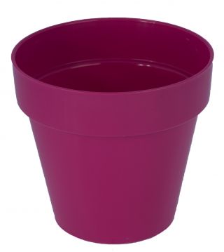 Osłonka okrągła wisząca Ibiza - 18 cm - jagodowa