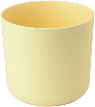Osłonka okrągła Aruba - 15 cm - żółta