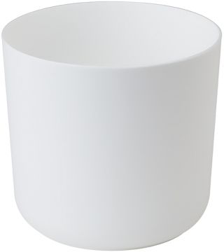 Osłonka okrągła Aruba - 25 cm - biała