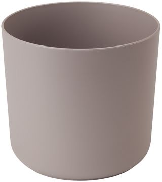 Osłonka okrągła Aruba - 13 cm - szarobeżowa