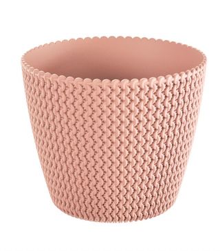 Doniczka okrągła Splofy - 30 cm - brzoskwiniowy