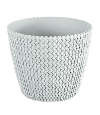 Doniczka okrągła Splofy - 30 cm - biały
