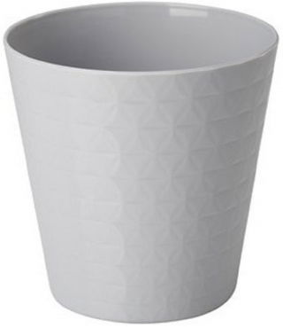 Osłonka okrągła Diament petit - 25 cm - platyna