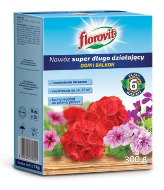 Nawóz super długo działający - dom i balkon - Florovit - 300 g