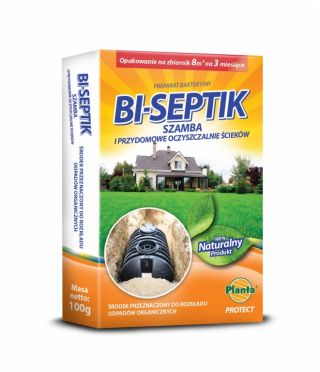 Preparat do szamb i przydomowych oczyszczalni - Bi-Septik - 100 g