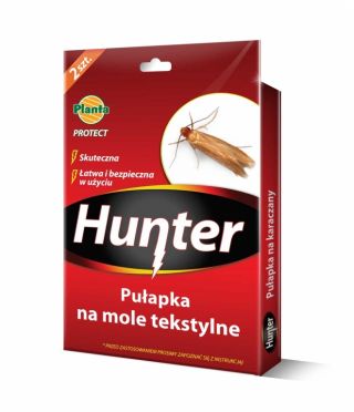 Pułapka na mole odzieżowe - łatwa i bezpieczna w użyciu - Hunter - 2 szt.