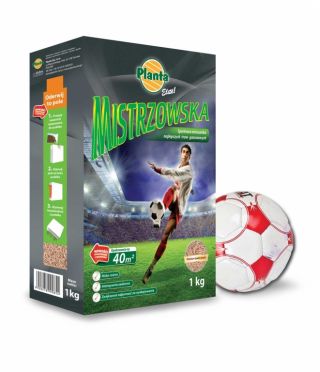 Mistrzowska - mieszanka traw gazonowych odporna na deptanie i uszkodzenia - Planta - 1 kg