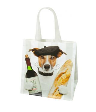 Torba na zakupy - 34 x 36 x 22 cm - pies