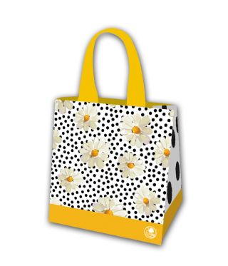 Torba na zakupy - 34 x 34 x 22 cm - Stokrotki
