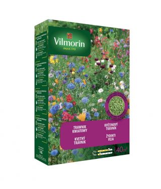 Trawnik kwiatowy - mieszanka traw i kwiatów na trawniki krajobrazowe - 0,9 kg 