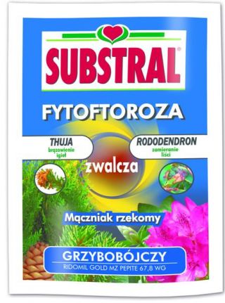 Ridomil Gold MZ Pepite 67,8 WG - na fytoftorozę i mączniaka roślin ozdobnych - Substral - 50 g