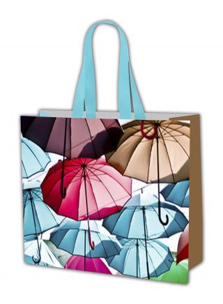 Torba na zakupy - Parasolki - 45 x 40 x 18 cm