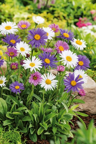 Aster alpejski - mieszanka - 240 nasion