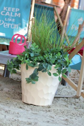 Osłonka okrągła Rocka - 17 cm - kawa z mlekiem