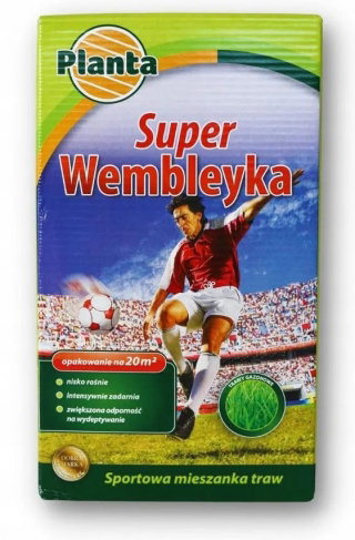 Super Wembleyka - trawa gazonowa odporna na wydeptywanie - Planta - 0,5 kg