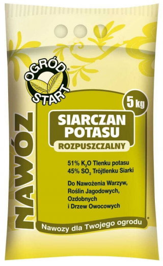 Siarczan potasu - nawóz rozpuszczalny do ogrodu - 20 kg