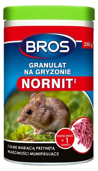 Granulat przeciw nornicom - BROS - 250 g