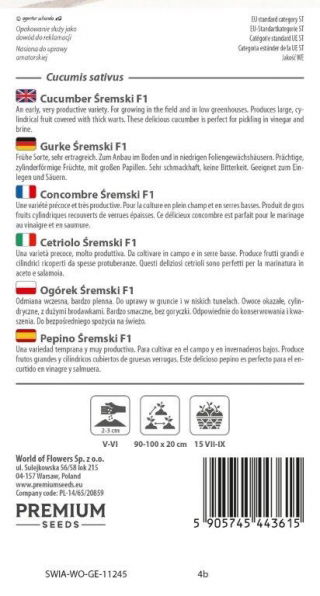 Ogórek śremski - Nr 1 w Polsce