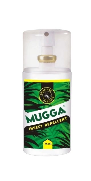 Mugga - skuteczny spray na komary, kleszcze, meszki, muchy - 75 ml