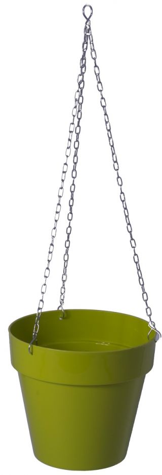 Osłonka okrągła wisząca Ibiza - 20 cm - pistacjowa