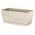 Podłużna doniczka z podstawką Coubi 24 x 12 cm - Ziołówka - Kremowa - Prosperplast