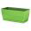 Podłużna doniczka z podstawką Coubi 24 x 12 cm - Ziołówka - Oliwka - Prosperplast