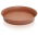 Doniczka + podstawka okrągła Plastica - 17 cm - terakota